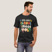 T-shirt Groovy Last Day Of School Hello Summer Teacher Kid (Devant entier)