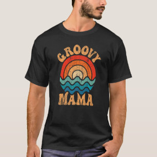 T-shirt Groovy Mama 70 s Aesthetic Nostalgia 1970