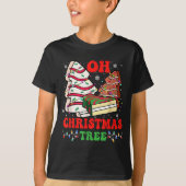 T-shirt Groovy Oh Christmas Tree Cakes Debbie Becky Jen Ca (Devant)