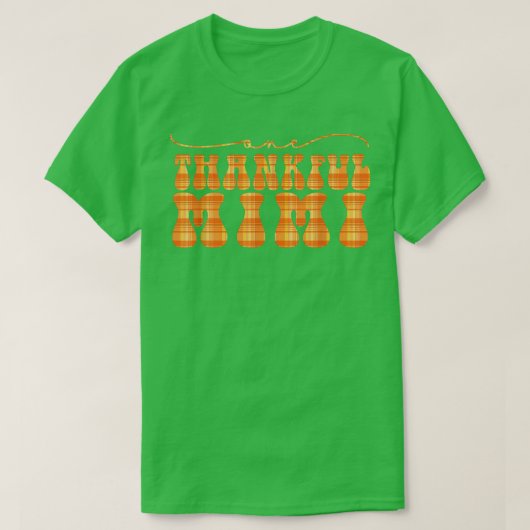 T-shirt Groovy One Thankful Mimi Hello Fall Vibes Thanksgi (Design devant)