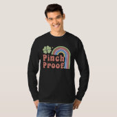 T-shirt Groovy PINCH PROOF St Patrick s Day Shamrock (Devant entier)
