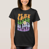 T-shirt Groovy PLAY  LEARN  BE KIND  REPEAT Choose Retro K (Devant)