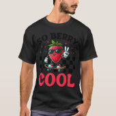 T-shirt Groovy So Berry Cool Fruit Lover Strawberry Season (Devant)