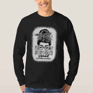 T-shirt Groovy Support Squad Nœud Brouillon Sensibilisatio