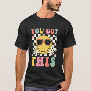 T-shirt Groovy Tu As Ce Visage Sourire Jour De Test Enseig