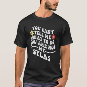 T-shirt Groovy Tu ne peux pas me dire quoi faire Tu n'es p