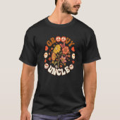 T-shirt Groovy Uncle Groovy Birthday Matching Birthday Par (Devant)