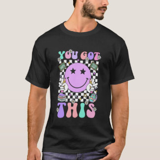 T-shirt Groovy Vous Avez Ce Visage De Sourire Jour De Test