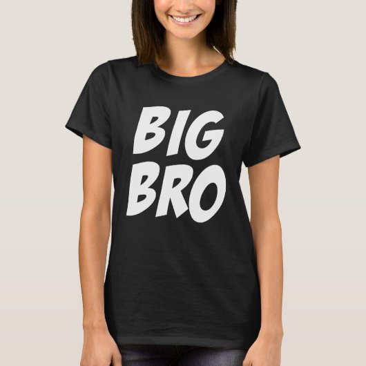 T-shirt Gros Bro Frères Plus Vieux Garçons Qui Corresponde (Devant)