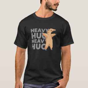 T-shirt gros câlin animal vivant en paix amis et famille