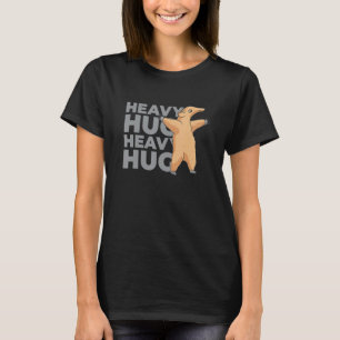 T-shirt gros câlin animal vivant en paix amis et famille