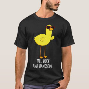 T-shirt Gros Canard Et Belle Chatte Animale Drôle