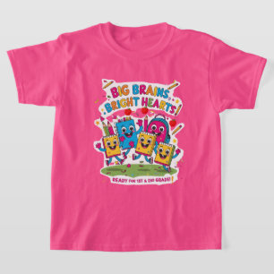 T-shirt Gros cerveaux, Coeurs lumineux - 1ère et 2e année 