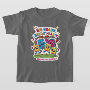 T-shirt Gros cerveaux, Coeurs lumineux - 1ère et 2e année 