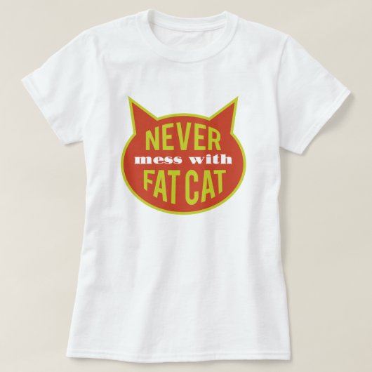 T-shirt Gros chat (Design devant)