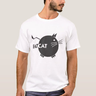 T-shirt Gros chat