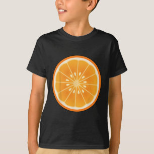 T-shirt Gros Costume en tranches d'orange mignonne Fruit f