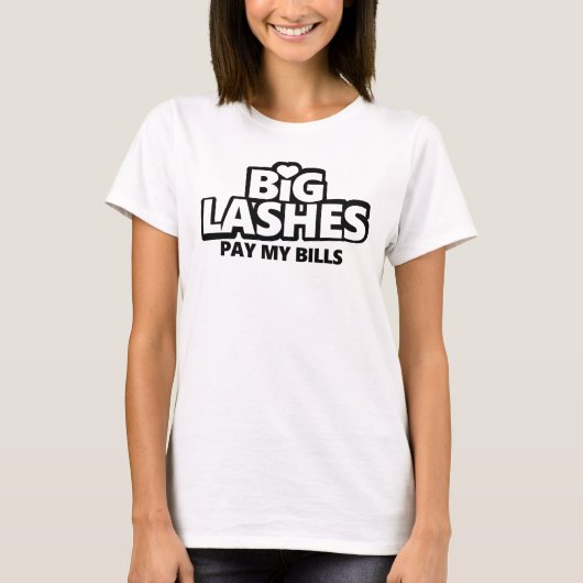 T-shirt Gros coups de coeur Payer mes factures (Devant)