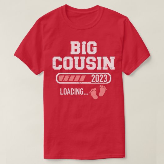 T-shirt Gros cousin chargement 2023 pour faire-part de gro (Design devant)