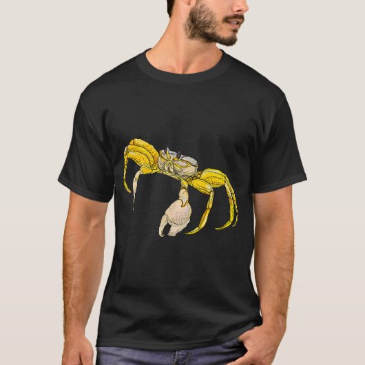 T-shirt Gros crabe jaune (Devant)