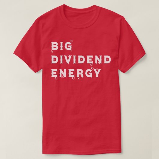 T-shirt Gros dividende Énergie 5 (Design devant)