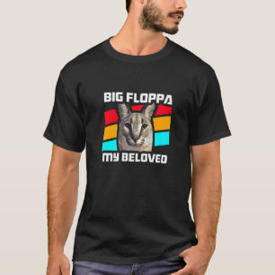 T-shirt Gros Floppa Mon Memé Aimé Rétro Chat Caracal Migno