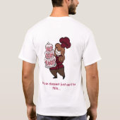 T-shirt Gros gâteaux de fille, Fredericksburg, VA (Dos)