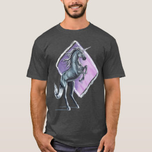 T-shirt Gros licorne blanche