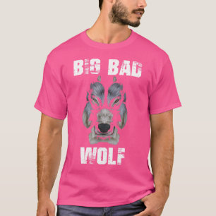 T-shirt Gros Mauvais Et Loup Drôle Loups
