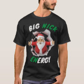 T-shirt Gros Nick Energy Retro Noël (Devant)