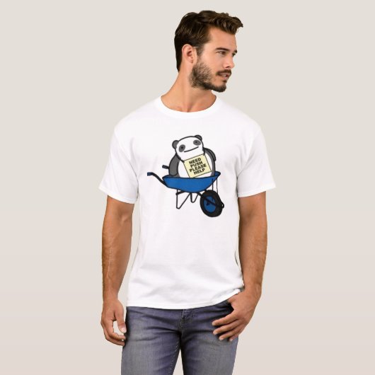 T-shirt gros panda (Devant entier)