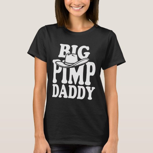 T-shirt Gros Pimp Daddy Costume d'Halloween (Devant)