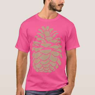 T-shirt Gros Pin du Cône Pinecone Forêt Camping Nature