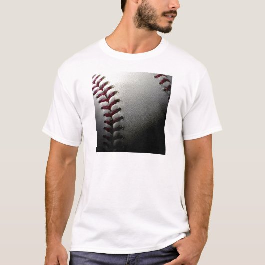 T-shirt Gros plan de base-ball (Devant)