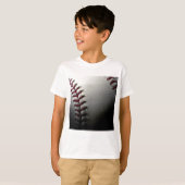 T-shirt Gros plan de base-ball (Devant entier)
