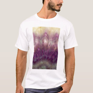 T-shirt Gros plan d'une améthyste violette