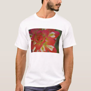 T-shirt Gros plan sur la brosse à peindre indienne près de