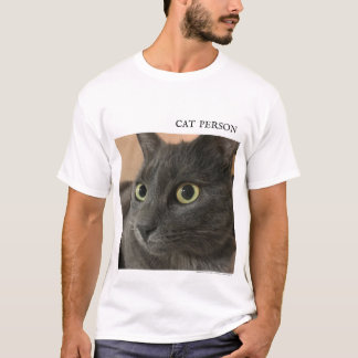 T-shirt Gros plan sur le visage d'un beau chat, pour les a