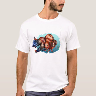 T-shirt Gros poisson rouge