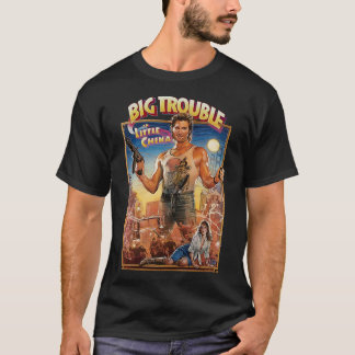 T-shirt Gros Problème Dans La Petite Chine Cult Classique