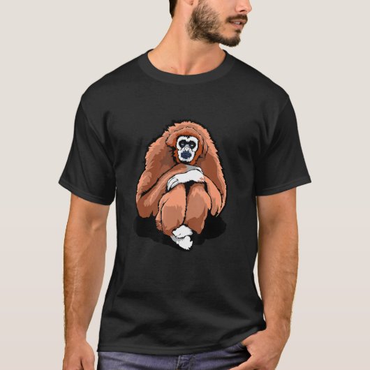 T-shirt gros singe Gibbon (Devant)