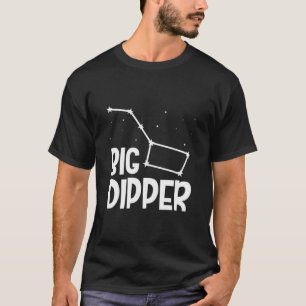 T-shirt Gros Stargazage de l'espace de constellation de di