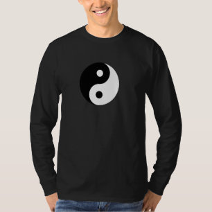 T-shirt Gros Yin Yang noir blanc costume Cool mignon Noël