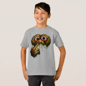 T-shirt Gross-Out Alien Nose Picking Slime (Devant entier)