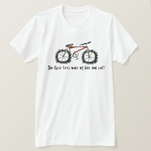 T-shirt Grosse chemise de vélo (Design devant)