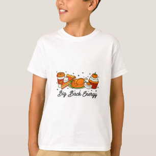 T-shirt Grosse énergie de Ck pour la dinde de Thanksgiving