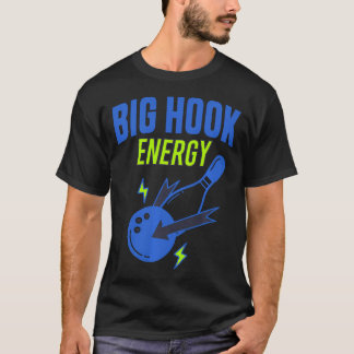 T-shirt Grosse Énergie d'Hameçon Drôle de Pêche