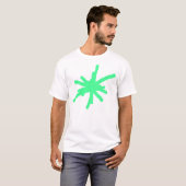 T-shirt Grosse étincelle - Vert menthe (Devant entier)
