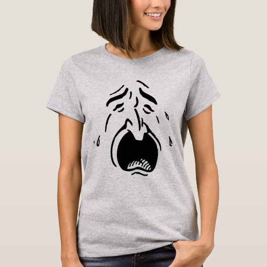 T-shirt Grosse expression de la bouche Femme (Devant)