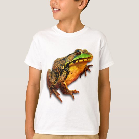 T-shirt Grosse grenouille à bulles avec attitude (Devant)